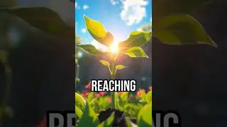 From seed to sky. #growth #selfimprovement #inspiration #sunshine #sproutingseeds #leafs