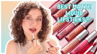 НОВИНКА! KIKO MILANO LASTING MATTE VEIL Жидкая помада + Крем для губ с эффектом объёма