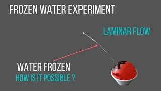 Frozen water experiment | Laminar flow | Tamil | Crazy inventor