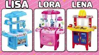 Lisa 💖 Lora 💫 or Lena 🎀 | Pick Your Vibe! | Aesthetic showdown #lisaorlena #fashionfun #viral