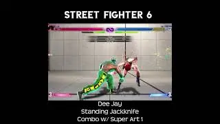 #SF6_DeeJay Standing HP ~ Jackknife + Super Art 1 #StreetFighter6 #SF6 #SF6DeeJay #SF6Combos