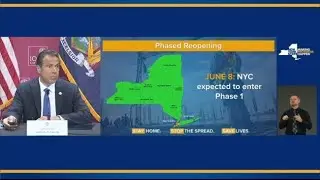 New York City Phase 1 reopening slated for June 8