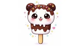 Sevimli Dondurma Nasıl Çizilir? 🐼 How to Draw a Panda Ice Cream 