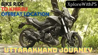 Khirsu Bike Ride Vlog (An Offbeat location) on Dominar400 #uttarakhand #mountains #paurigarhwal