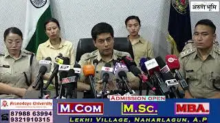 SP Rohit Rajbir Singh briefed the media on busting an Arunachal Pradesh-Delhi child trafficking.