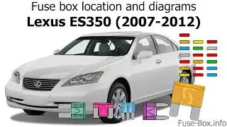 Fuse box location and diagrams: Lexus ES350 (2007-2012)