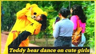 Teddy Bear Dance On Cute Girls 2022 | Funny Teddy Girl | #Akvlogs #sdteddy #vlogsvideo #viralvlogs