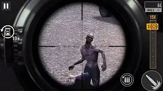 Zombie Sniper War 3d 👹 - Best offline Zombie Shooting Game - Android GamePlay 🎮