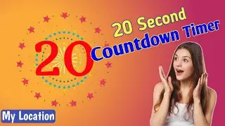New Attractive Countdown Timer 20 Second Green Screen Uses Copyright Free For Your Video