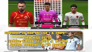 EFOOTBALL 25 MOD EROPA & BRI SUPER LEAGUE PPSSPP BY YANZ PROJECT V1!!!! 