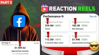 I Uploaded Reaction Reels On Facebook And Earn $1989 in just 30 days (Insane Result😨)