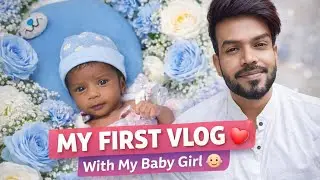 My First Vlog With My Baby Girl 👶 | Papa & Alisha | I'm Alisha Vlogs