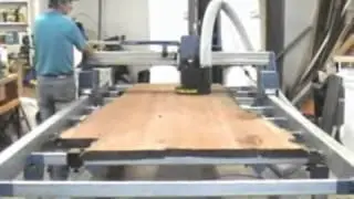 Slabmaster: Surfacing a Red Gum Slab with a SlabMaster