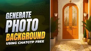 How to generate studio background for free using Chatgtp prompt for free