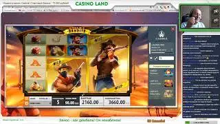 Casino Land - Sticky Bandits Slot big win!