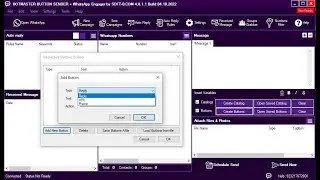 BotMaster Button Sender & Whatsapp Account Engager
