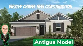 Antigua floor plan by Taylor Morrison | River Landing Wesley Chapel, FL | New Home Tour