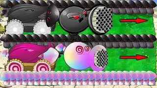 Doom Gatling Pea X Doom Cannon X Hypno Pea VS Doom Hypno VS Dr.Zomboss - Plants vs Zombies Hack