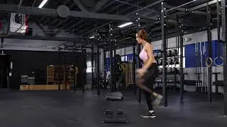 Burpee box step overs