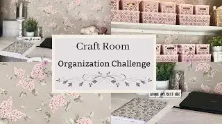 Craft Room Organization Challenge
