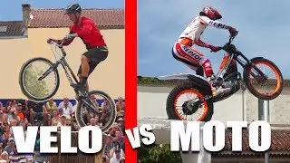 JE DÉFIE LE CHAMPION DU MONDE MOTO TRIAL (VTT vs MOTO)