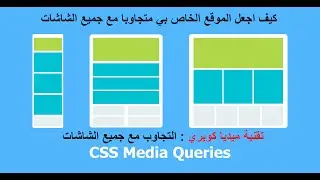 تقنية ميديا كويري التجاوب مع جميع الشاشات media screen , media query