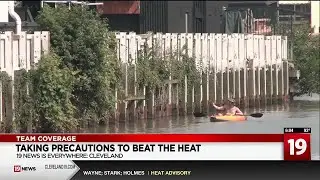 Hot in Cleveland: Some river events canceled, others take precautions to stay cool