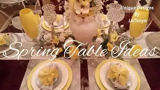 New| Spring Table ideas| Tablescape 2022