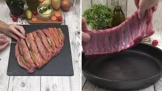 Festa da carne 🥩Picanha recheada 🥓 Costelinha de porco delícia🍖 e mais receitas Chefclub pro churras