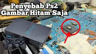 Servis Ps2 Fat Gambar Hitam Saja