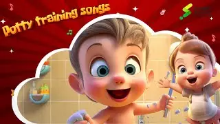 Sitting On The Potty | Kids Songs | Sconnect Music - Nursery Rhymes