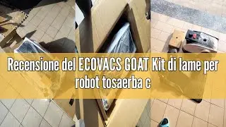 Recensione del ECOVACS GOAT Kit di lame per robot tosaerba compatibili con le serie G1, O e A