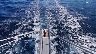 Sailboat yacht (4K free stock footage)