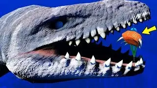 KILLING THE MOSASAUR, EPIC BIBOS ARMY - Feed and Grow Fish Gameplay