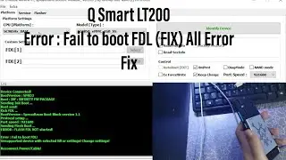 Перепрошивка QSmart LT200 с помощью CM2 SPD2 исправляет все ошибки загрузки