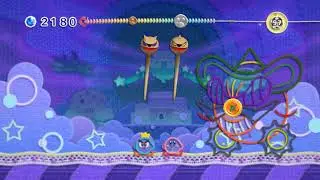 Kirby's Epic Yarn - Yin-Yarn Boss Fight (Gold Medal)