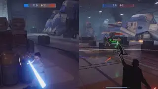 T Bagging me for no reason is crazy (very close game)|Battlefront 2 HVV #7