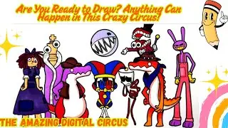 Amazing Digital New Coloring Pages - Are You Ready to Draw? Anything Can Happen in This Crazy Circus