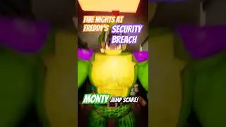 Five Nights At Freddy's : Security Breach : Monty Jump Scare! #fivenightsatfreddys