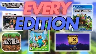 Every Minecraft Edition