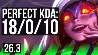LILLIA vs MASTER YI (JGL) | Perfect KDA: 18/0/10 | NA Master | 26.3