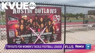 Tryouts for women's tackle football league held in Austin