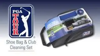 PGA TOUR Shoe Bag With Club Cleaning Set - PGAT39