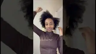 Watch me put my short hair into a bun🙃 #shorthair #bunhairstyle  #4chair #shortnaturalhairstyles
