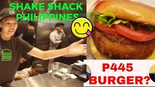 Very First SHAKE SHACK in Manila Philippines (Central Square BGC) + Menu