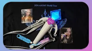 ARTMS Moonshot World Tour MD UNBOXING (Lightstick Accessories & T-Shirt)