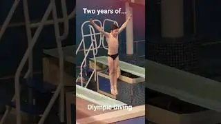 Два года олимпийских прыжков в воду #решимость #замедленнаясъемка