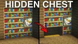 Secret Hidden Chest Tutorial in Minecraft 1.19+....