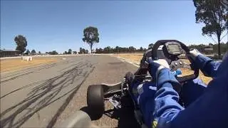 Go Pro Hero 3: Onboard Karting Tag Restricted Feb Clubday Heat 2 Puckapunyal Kart track