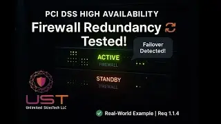 PCI DSS Firewall Redundancy & Failover | Ensure High Availability 🔁🛡️
